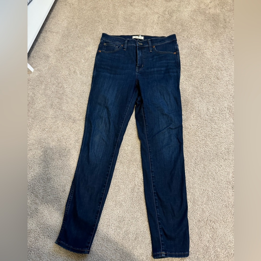 Madewell 10” high rise skinny jeans